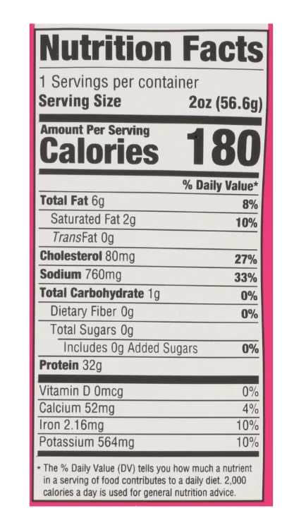 Brooklyn Biltong, Air-Dried Grass fed Biltong Jerky Peri Peri Chili, 2 oz