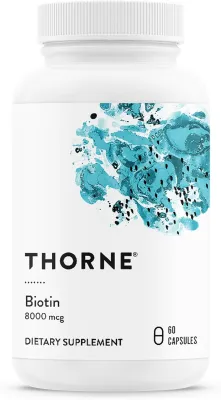 Thorne, Biotin, 8,000 mcg, 60 Capsules