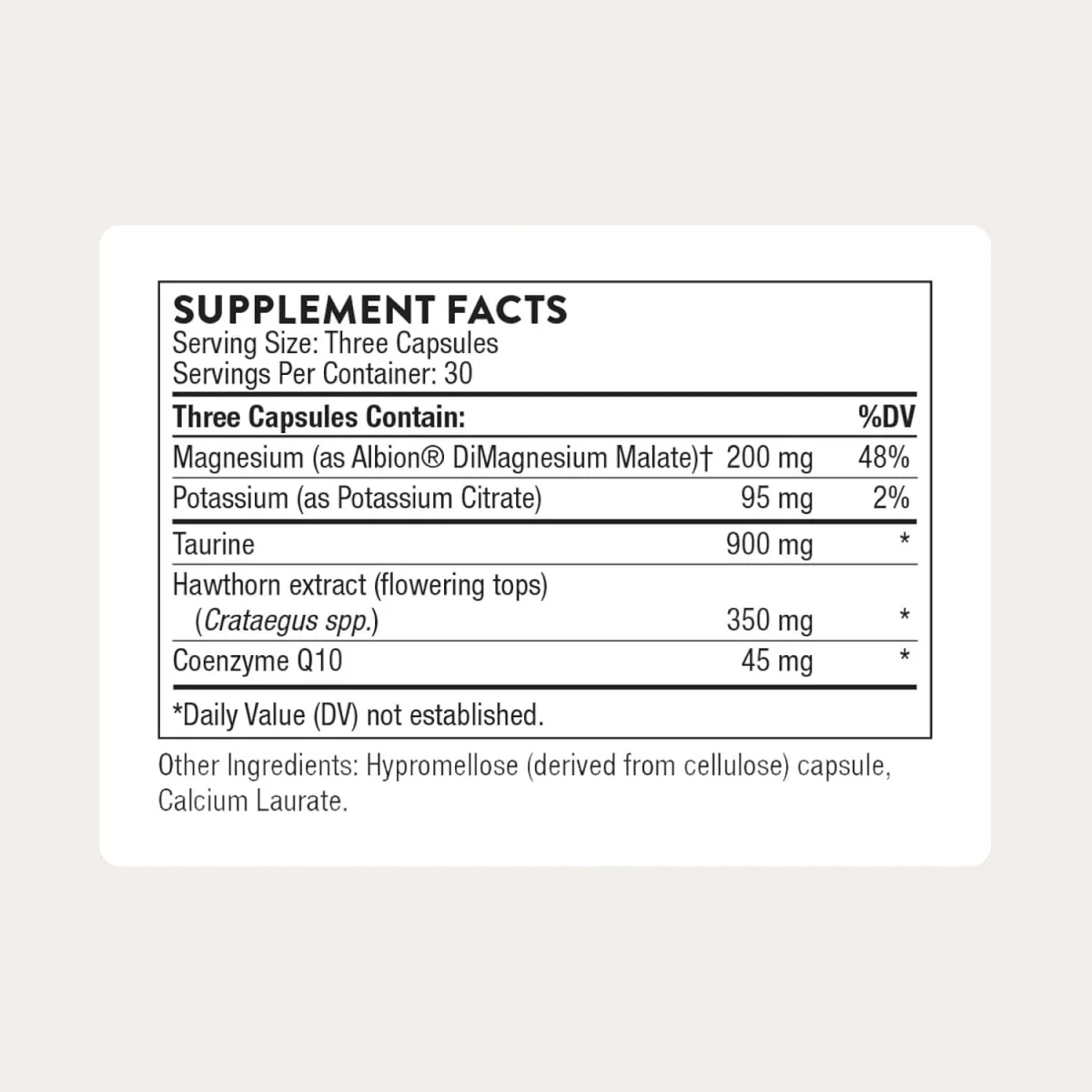 Thorne, Heart Health Complex with CoQ10 and Hawthorn, 90 Capsules
