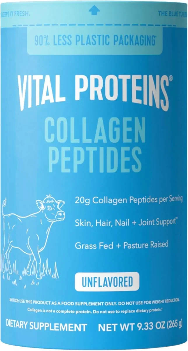 Vital Proteins Collagen Peptides Powder - NSF Certified for Sport Unflavored - 10 oz