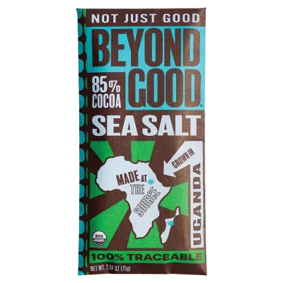 Beyond Good 85% Cocoa Dark Chocolate Bar with Sea Salt