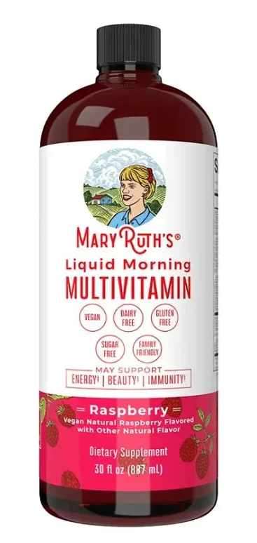 MaryRuth's, Liquid Morning Multivitamin, Raspberry, 30 fl oz (887 ml)