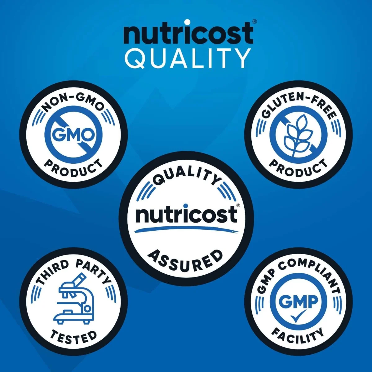 Nutricost BCAA Capsules - 1000 mg - 500 Capsules