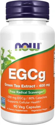 NOW EGCg Green Tea Extract - 400 mg - 90 Veg Capsules