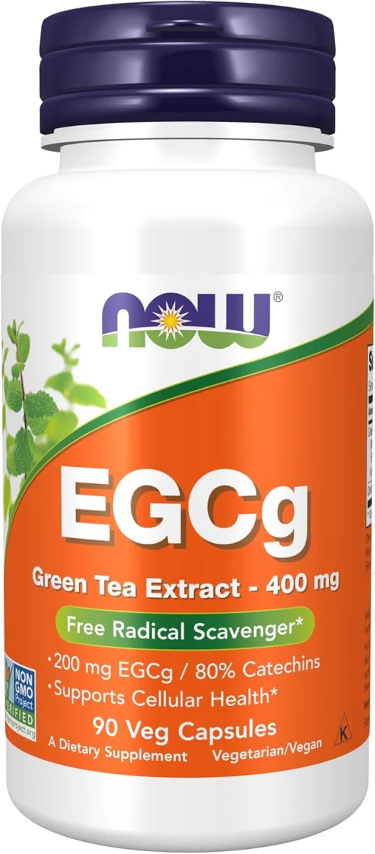 NOW EGCg Green Tea Extract - 400 mg - 90 Veg Capsules