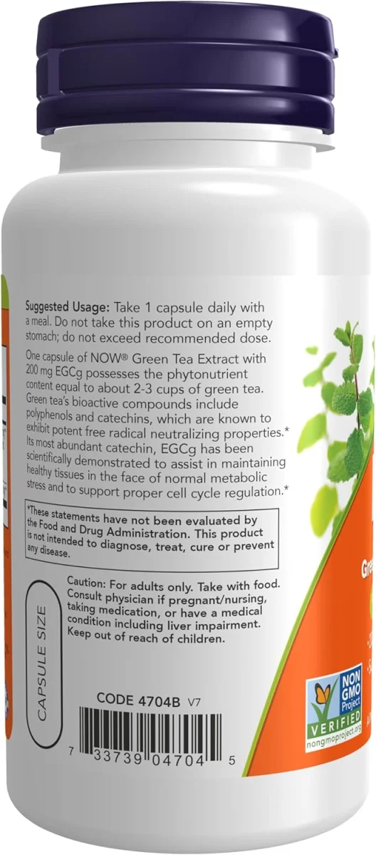 NOW EGCg Green Tea Extract - 400 mg - 90 Veg Capsules