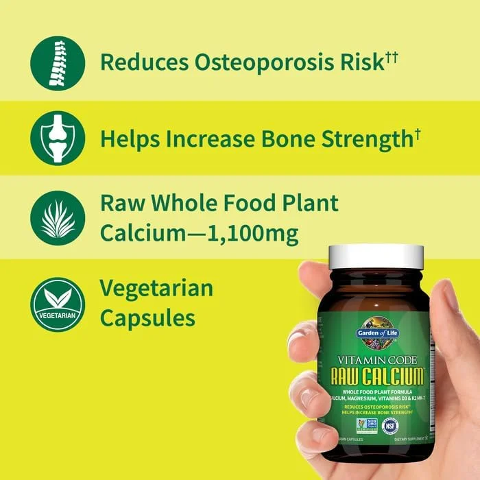 Garden of Life Vitamin Code RAW Calcium - 120 Vegetarian Capsules
