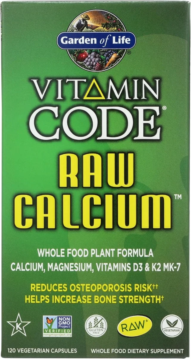 Garden of Life Vitamin Code RAW Calcium - 120 Vegetarian Capsules