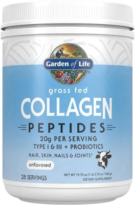 Garden of Life Grass Fed Collagen Peptides Unflavored - 19.75 oz