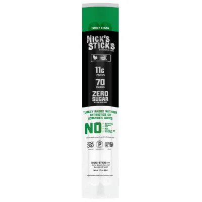 Nick's Sticks Free Range Turkey Snack Sticks - 1.7 oz