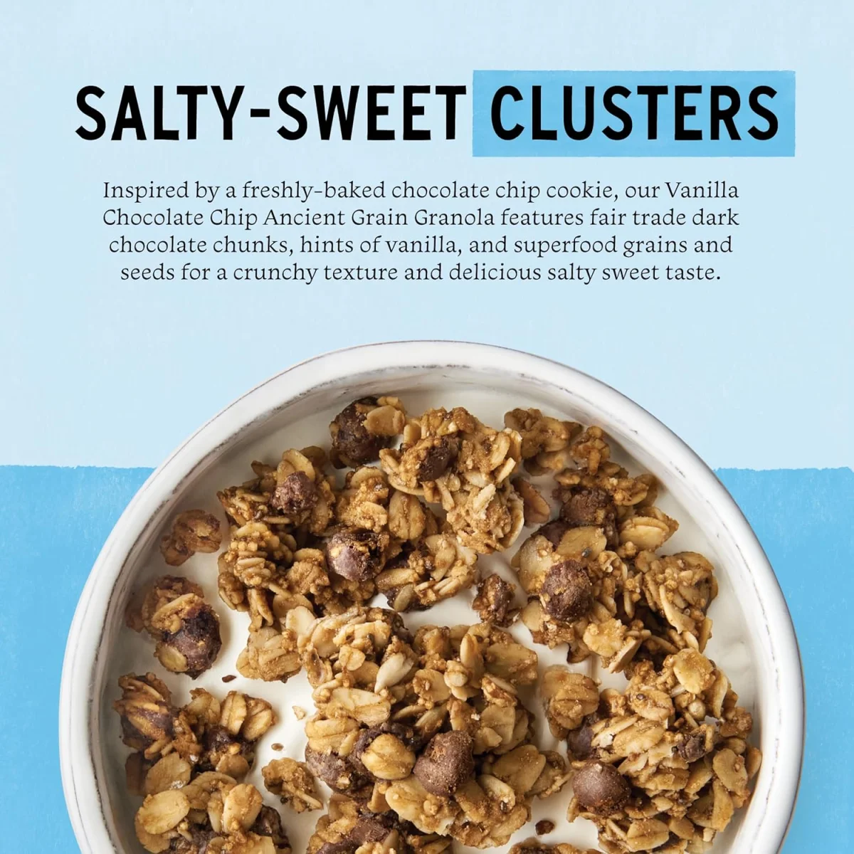 Purely Elizabeth Ancient Grain Granola, Vanilla Chocolate Chip - 12 oz