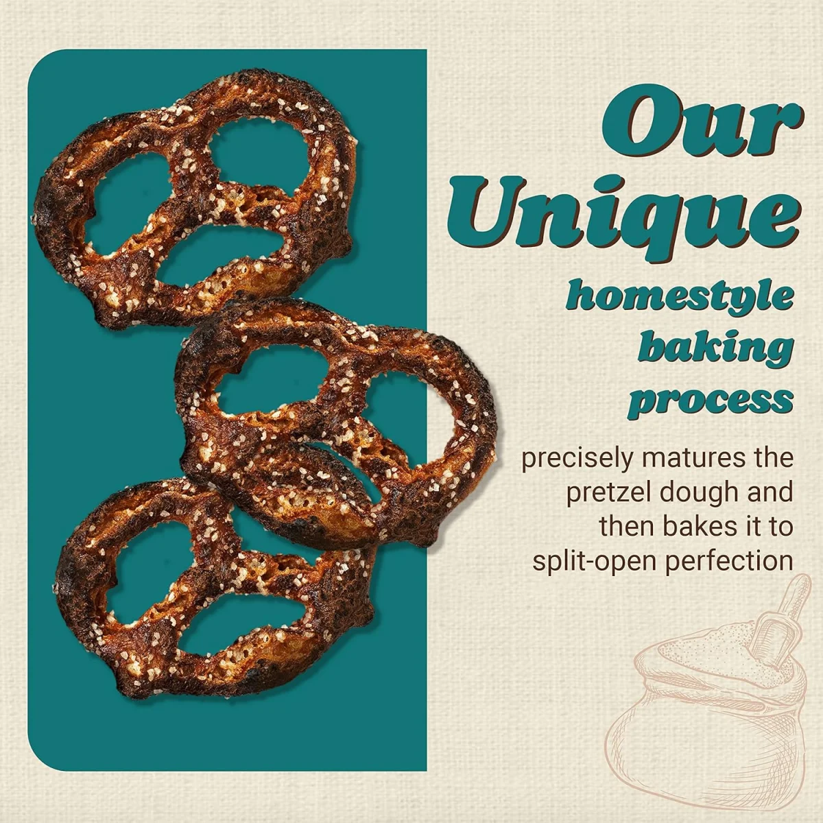 Unique Extra Dark Pretzel Splits - 11 oz