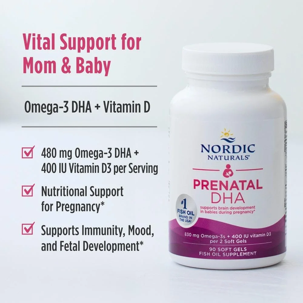 Nordic Naturals Prenatal DHA - 180 Softgels