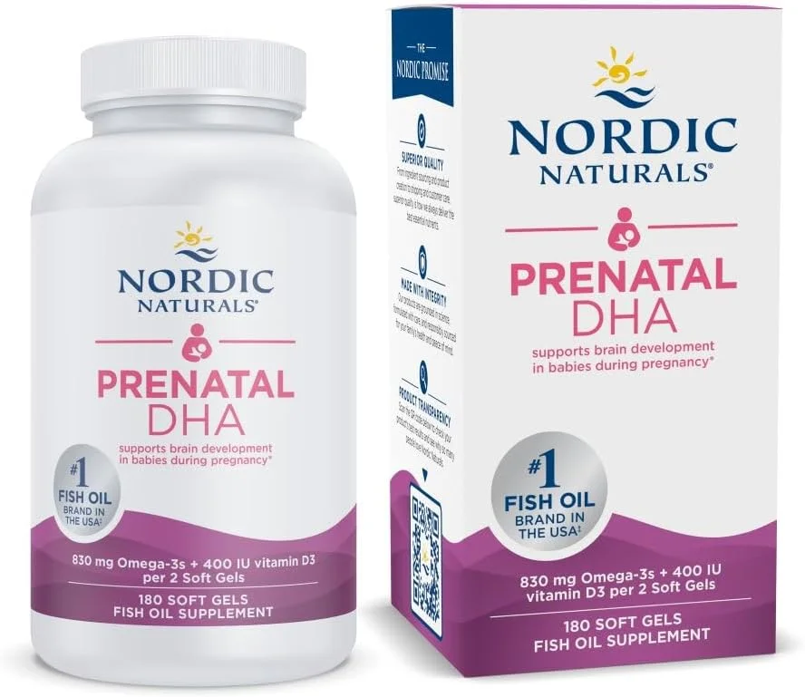 Nordic Naturals Prenatal DHA - 180 Softgels