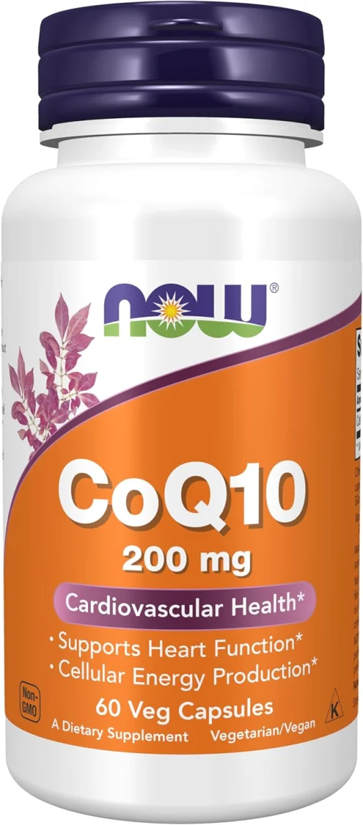 NOW CoQ10 200 mg - 60 Veg Capsules