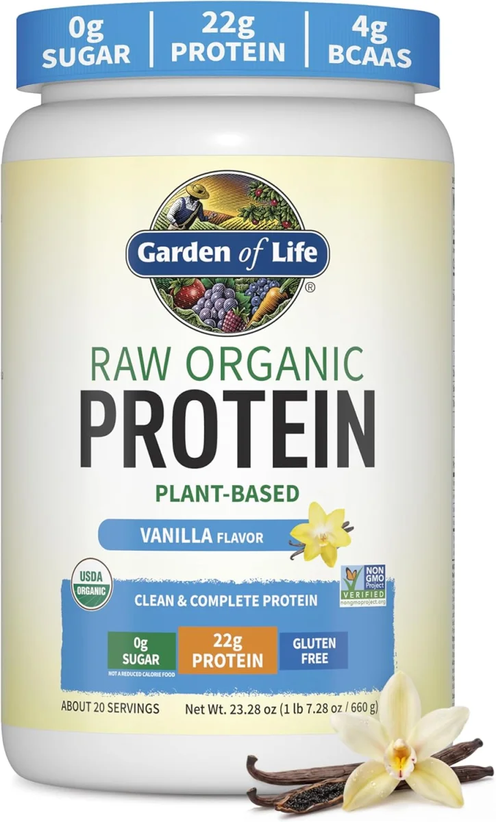 Garden of Life RAW Organic Protein Plant-Based Formula Vanilla - 23.28 oz
