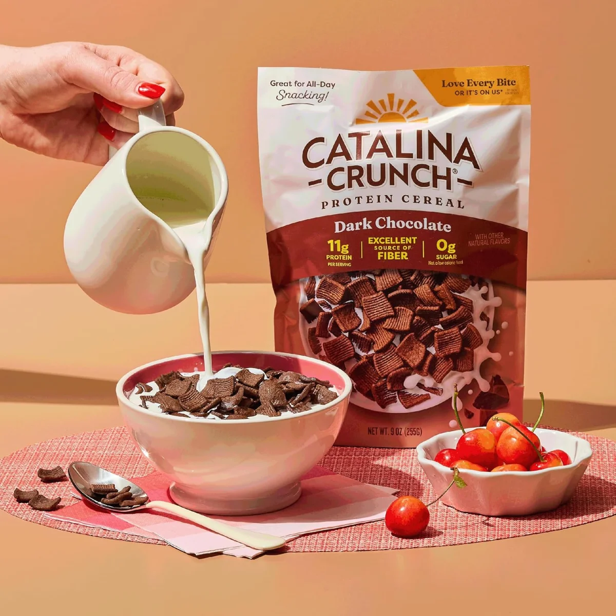 Catalina Crunch Gluten Free Keto Friendly Cereal, Dark Chocolate - 9 oz