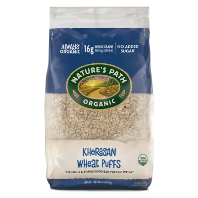 Nature's Path Organic Khorasan Wheat Puffs Cereal - 6 oz