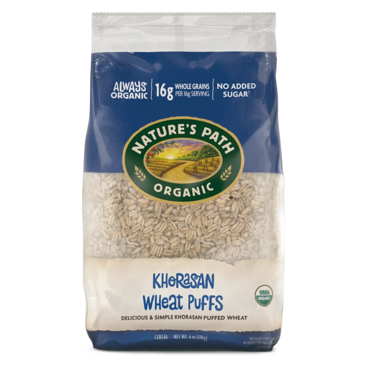 Nature's Path Organic Khorasan Wheat Puffs Cereal - 6 oz