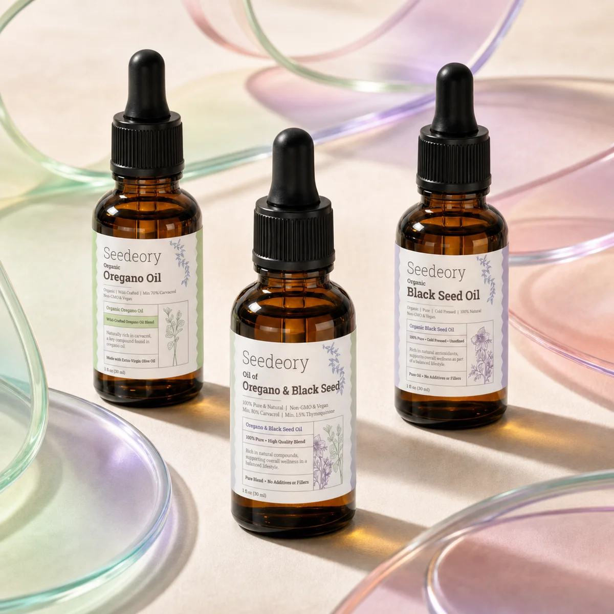 Seedeory Oil of Oregano & Black Seed - 1 fl oz