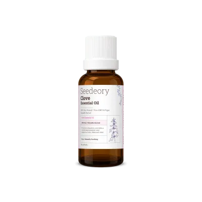 Seedeory Clove Essential Oil, 100% Pure - 1 fl oz