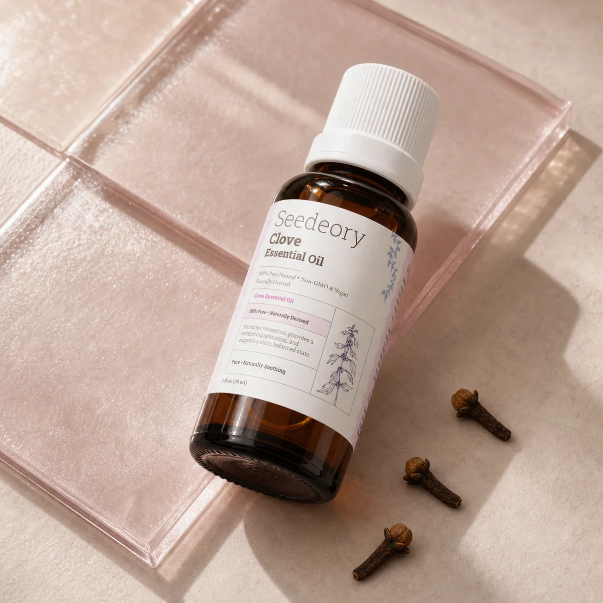 Seedeory Clove Essential Oil, 100% Pure - 1 fl oz