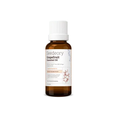 Seedeory Grapefruit Essential Oil, 100% Pure - 1 fl oz