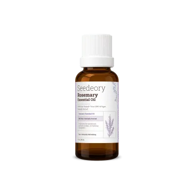 Seedeory Rosemary Essential Oil, 100% Pure - 1 fl oz