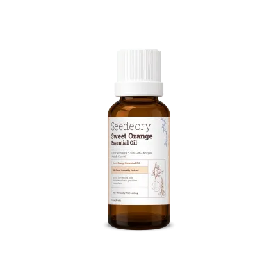 Seedeory Sweet Orange Essential Oil, 100% Pure - 1 fl oz