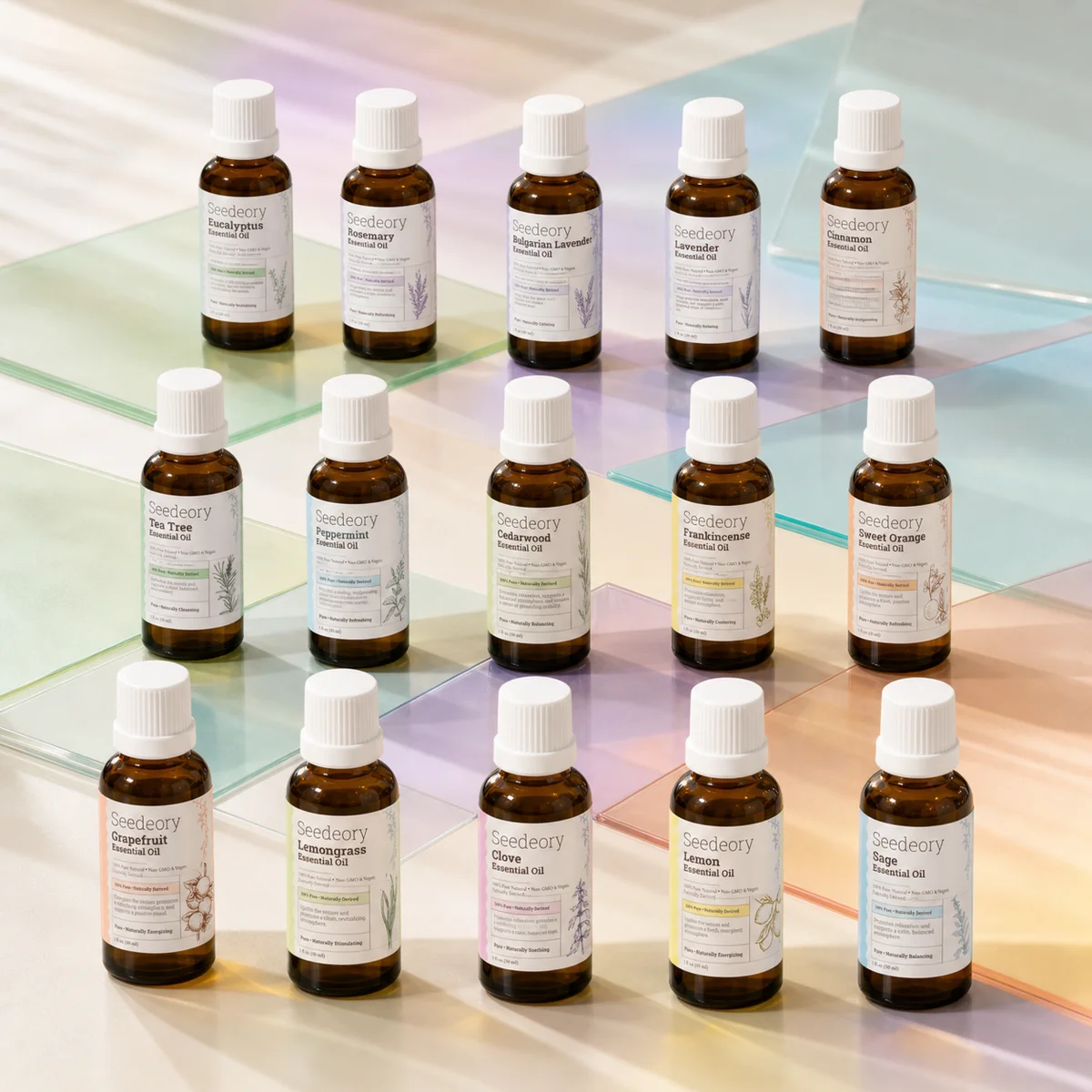 Seedeory Sweet Orange Essential Oil, 100% Pure - 1 fl oz