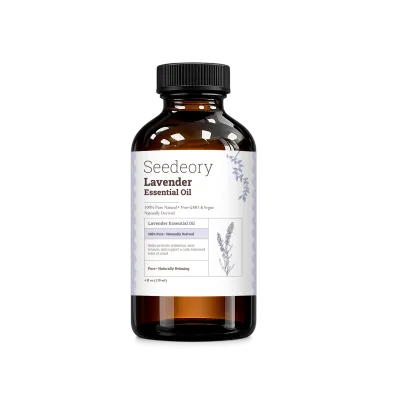Seedeory Lavender Essential Oil, 100% Pure - 4 fl oz