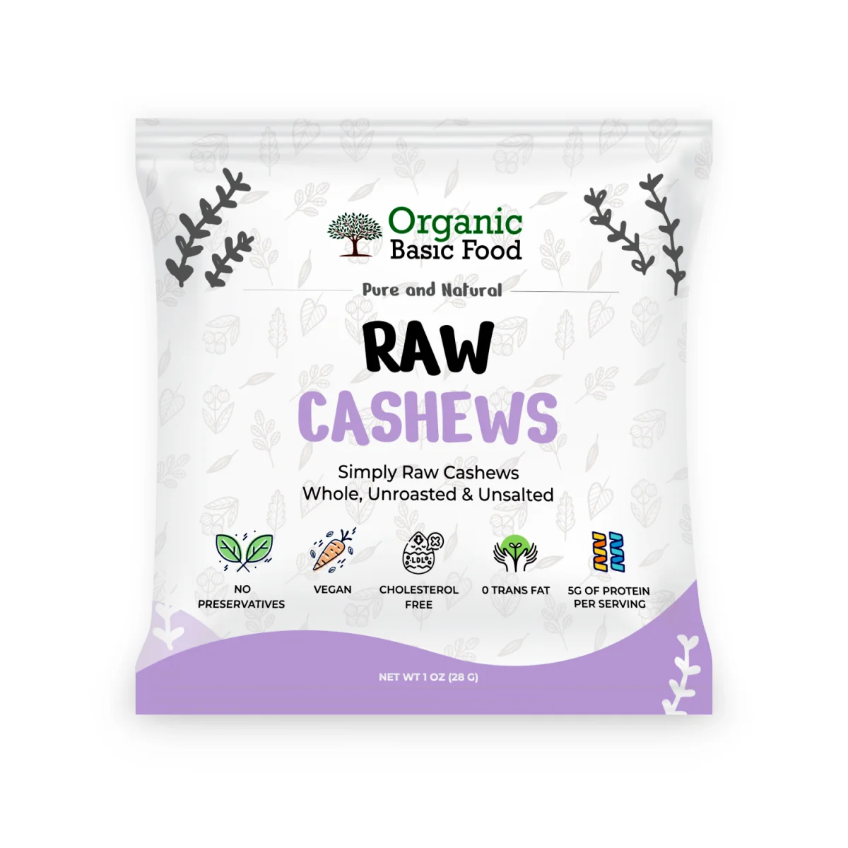 Raw Nuts Variety Pack - 1 oz x 5