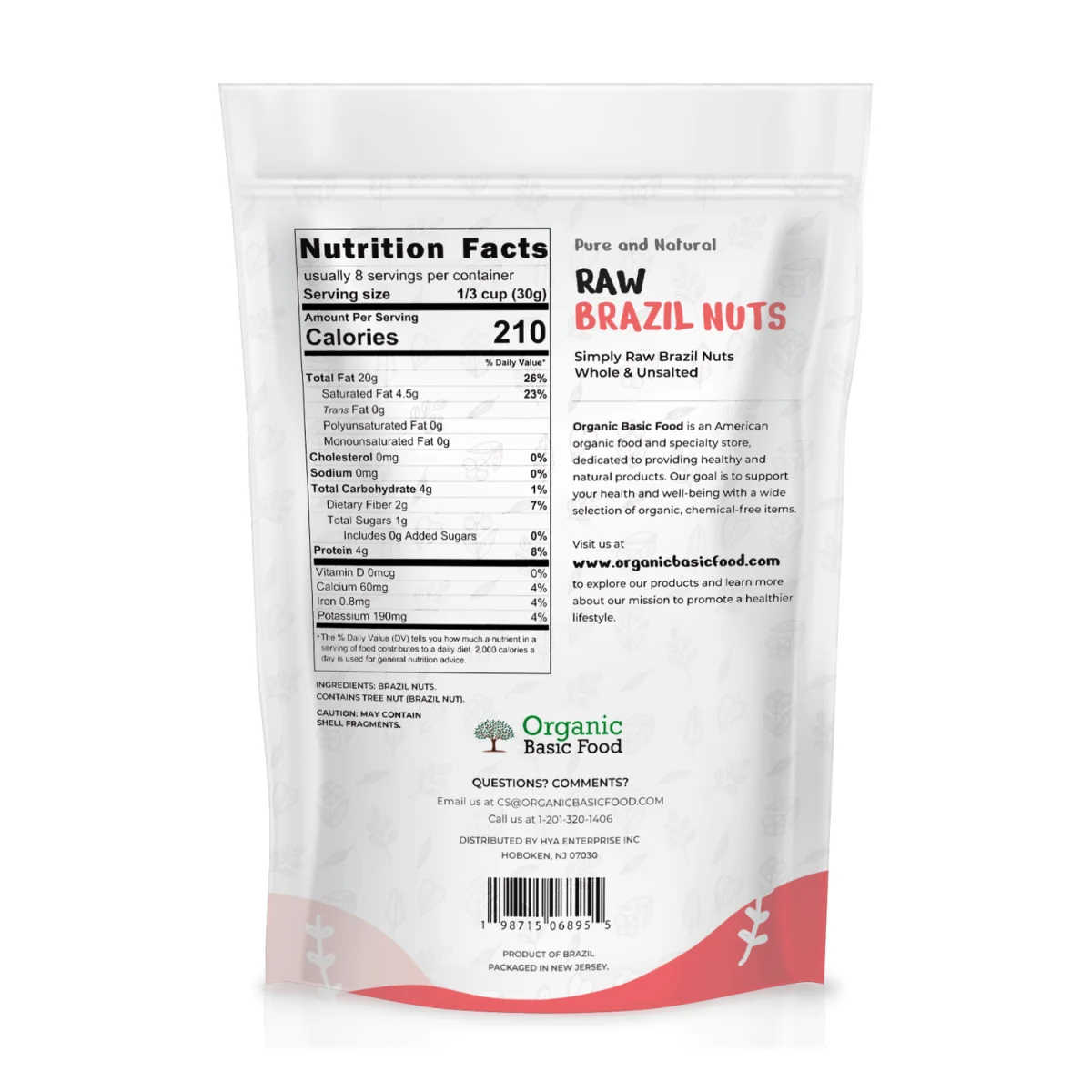 Raw Nuts Variety Pack - 6 Full-Size Bags