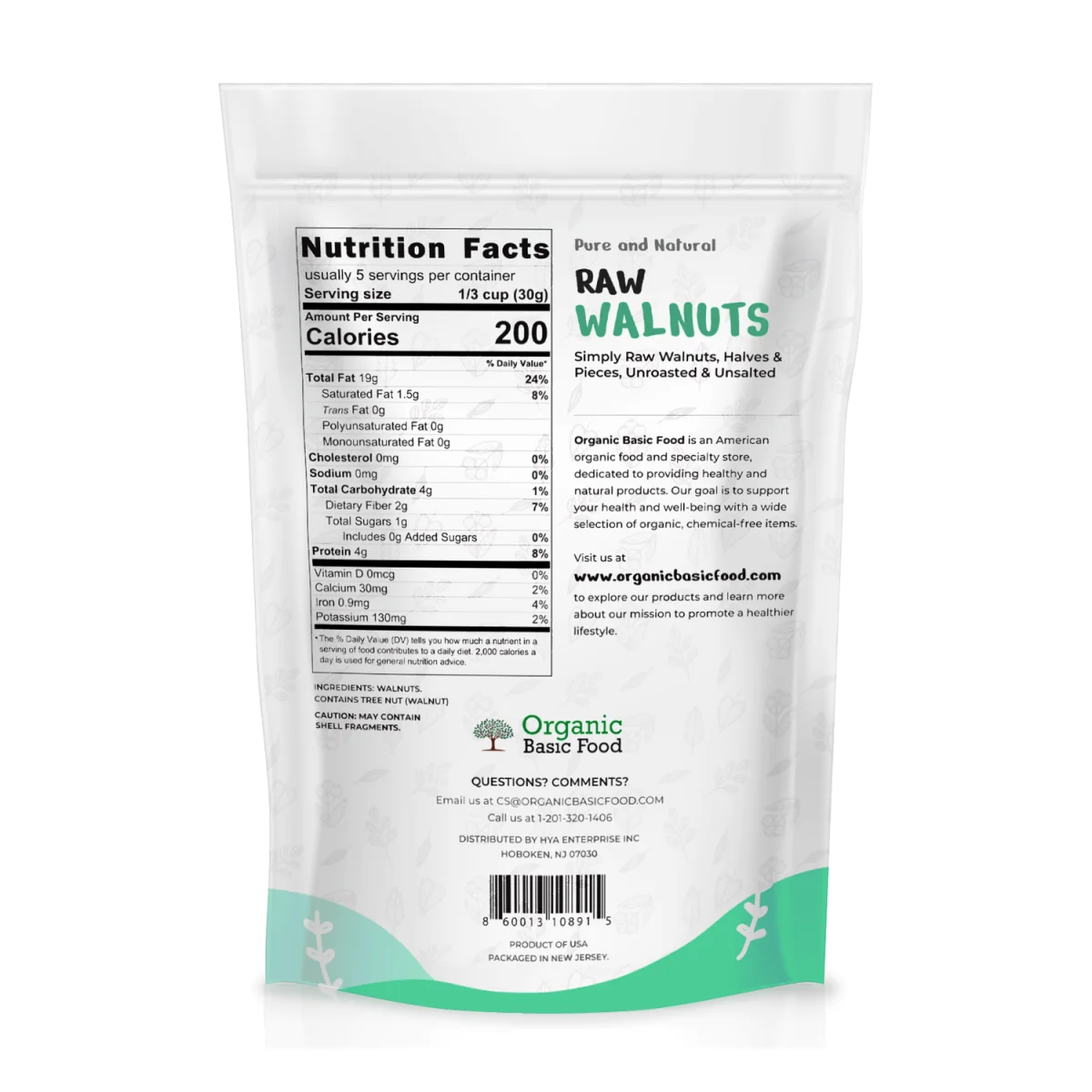Raw Nuts Variety Pack - 6 Full-Size Bags