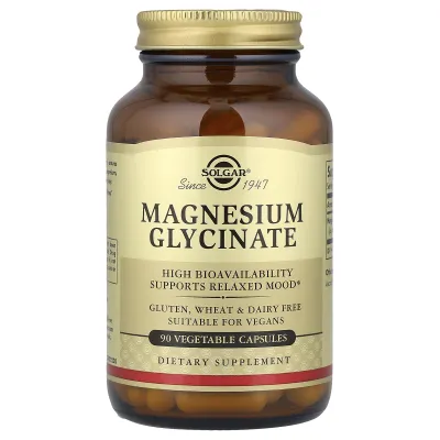 Solgar Magnesium Glycinate 120 mg - 90 Vegetable Capsules