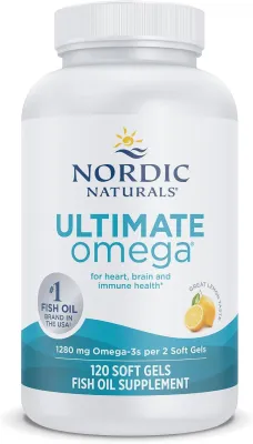 Nordic Naturals Ultimate Omega Lemon - 1280 mg - 120 Softgels