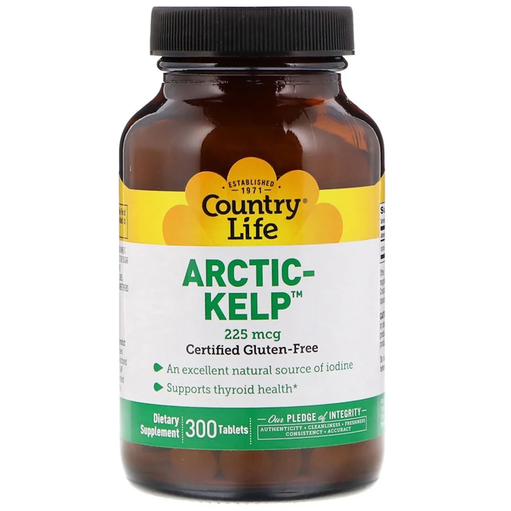 Country Life Arctic-Kelp - 225 mcg - 300 Tablets