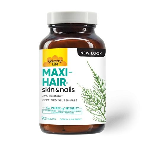 Country Life Maxi-Hair® Skin & Nails - 2000 mcg - 90 Tablets