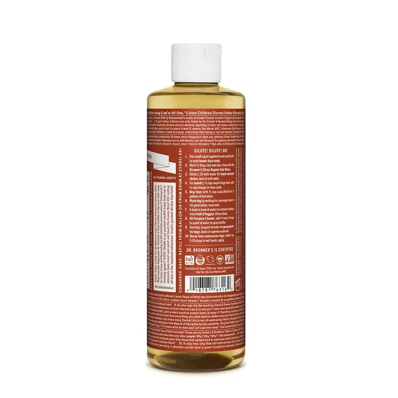 Dr. Bronner's 18-IN-1 Pure-Castile Magic Soap Eucalyptus - 16 fl oz
