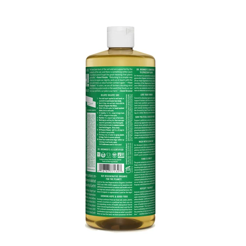 Dr. Bronner's 18-IN-1 Pure-Castile Magic Soap Almond - 32 fl oz