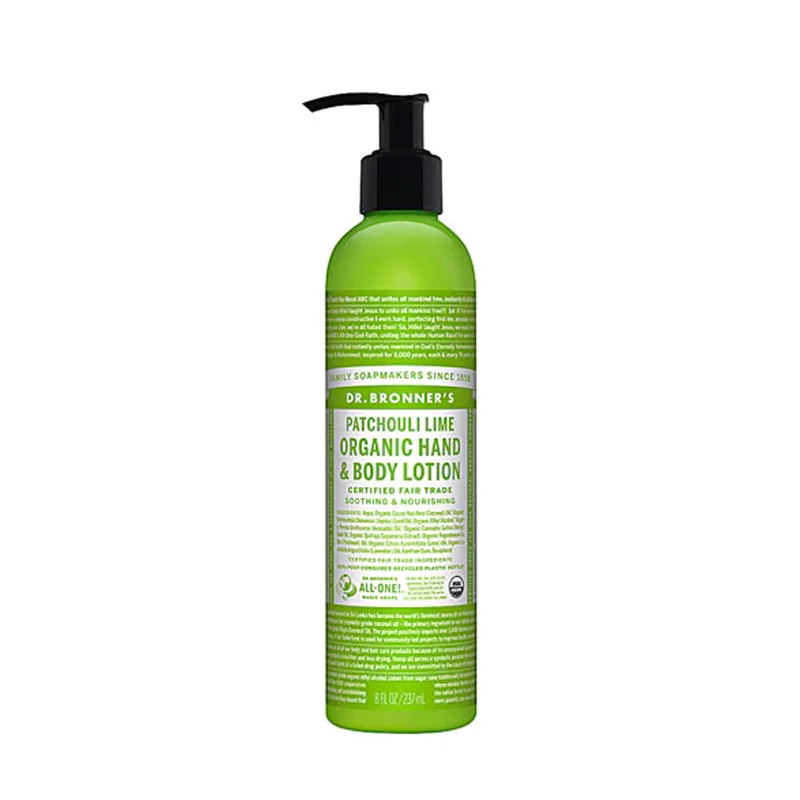 Dr. Bronner's Organic Hand & Body Lotion Patchouli Lime - 8 fl oz