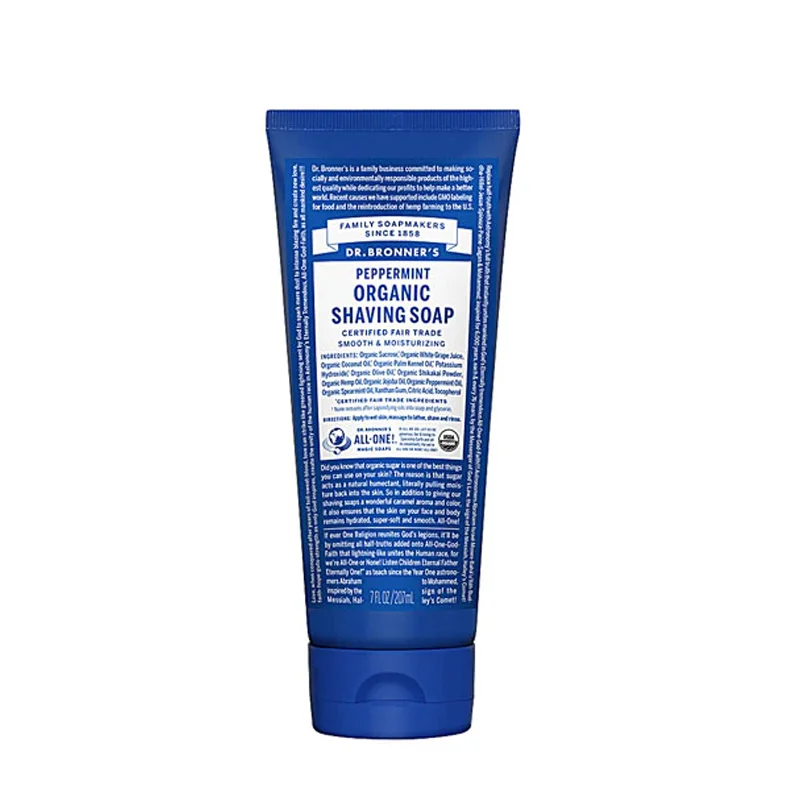 Dr. Bronner's Organic Shaving Soap Peppermint - 7 fl oz