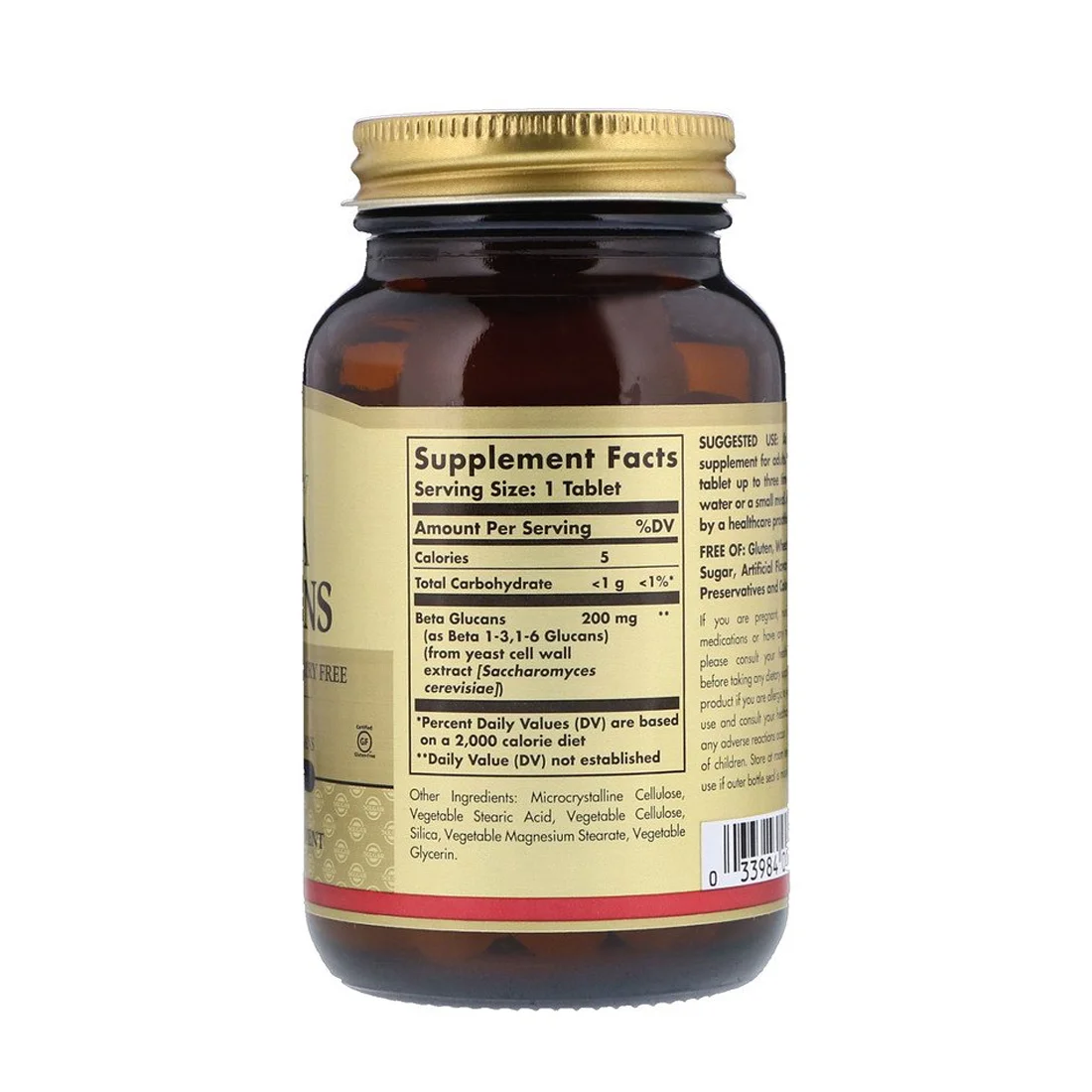 Solgar Beta Glucans Tablets 60