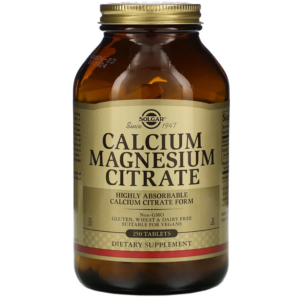 Solgar Calcium Magnesium Citrate - 250 Tablets