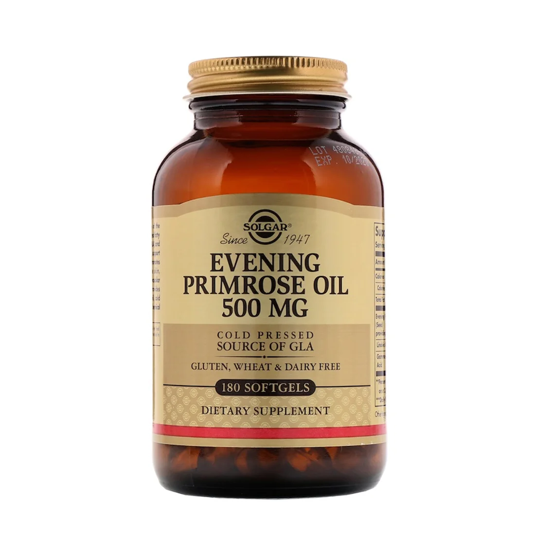 Solgar Evening Primrose Oil - 500 mg - 180 Softgels