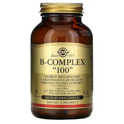 Solgar B-Complex 100 - 100 Vegetable Capsules