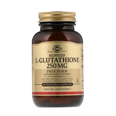 Solgar Reduced L-Glutathione - 250 mg - 60 Vegetable Capsules