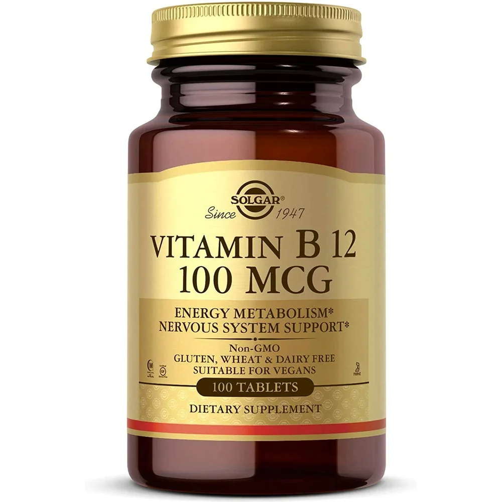 Solgar Vitamin B12 - 100 mcg - 100 Tablets