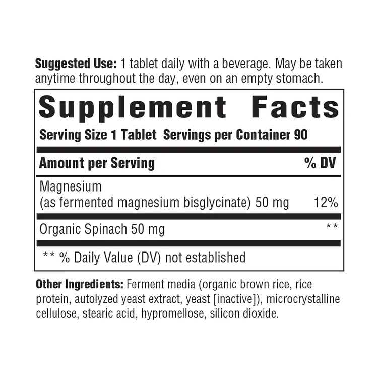 MegaFood Magnesium - 90 Tablets