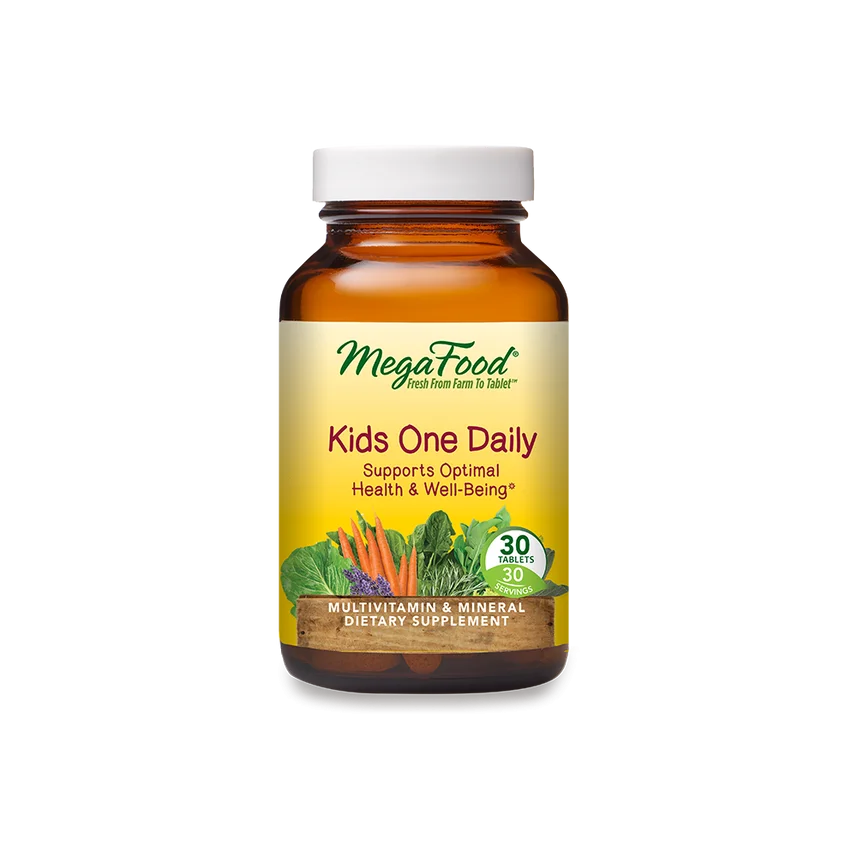 MegaFood Kids One Daily Multivitamin Bone Health Immune Support - 30 Mini Tablets